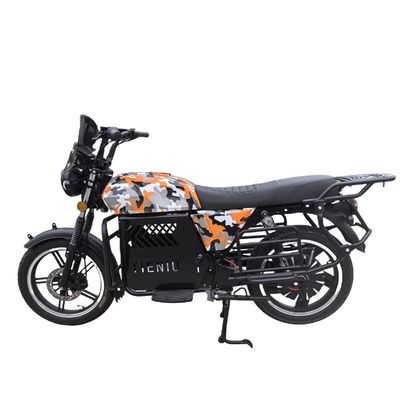 The Road to Conquering Africa! Military-themed electric motorcycle with strong power and super durability, making it easy to carry goods and people